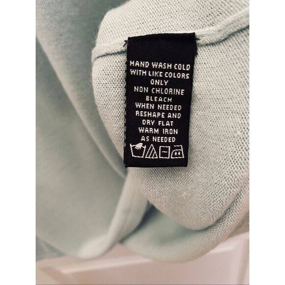 Norton McNaughton Knit Pullover sweater split V-neck Faux Fur collar Sz XL - Picture 4 of 4